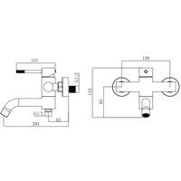 Смеситель Voda Vessel VSL54GM