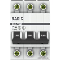 Выключатель нагрузки EKF Basic 3P 63А ВН-29 SL29-3-63-bas