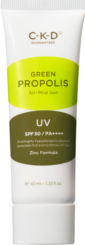 

Крем солнцезащитный CKD Green Propolis All-Mild Sun SPF50+ PA++++ (40 мл)
