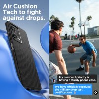 Чехол для телефона Spigen Liquid Air для Xiaomi Redmi Note 12 Pro 5G/POCO X5 Pro 5G ACS05788 (черный)