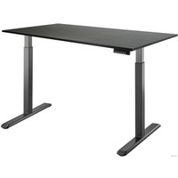 Стол для работы стоя ErgoSmart Electric Desk 1380x800x18 мм (дуб мореный/черный)