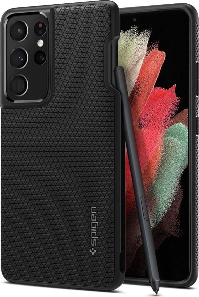 

Чехол для телефона Spigen Liquid Air (Pen Edition) для Galaxy S21 Ultra ACS02831 (черный)