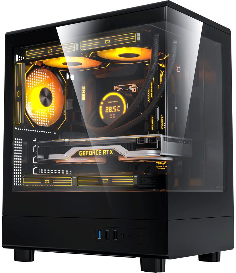 Корпус dark Flash DB330M (черный)