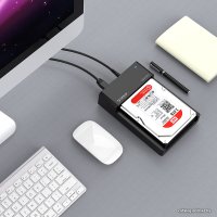 Бокс для накопителей 2.5" и 3.5" Orico 6518US3 (черный)