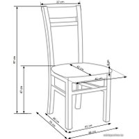 Стул Halmar Gerard 2 (дуб медовый/inari 91)
