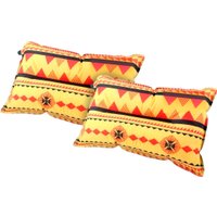 Подушка туристическая Mio Tesoro TBD0371514901B (2 шт, оранжевые полосы)