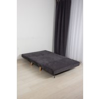 Диван DiArt Элли 1200 (велюр Sensey graphite/ножки светлые)