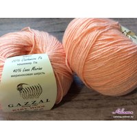 Пряжа для вязания Gazzal Baby Wool 834 50 г 175 м (абрикос)