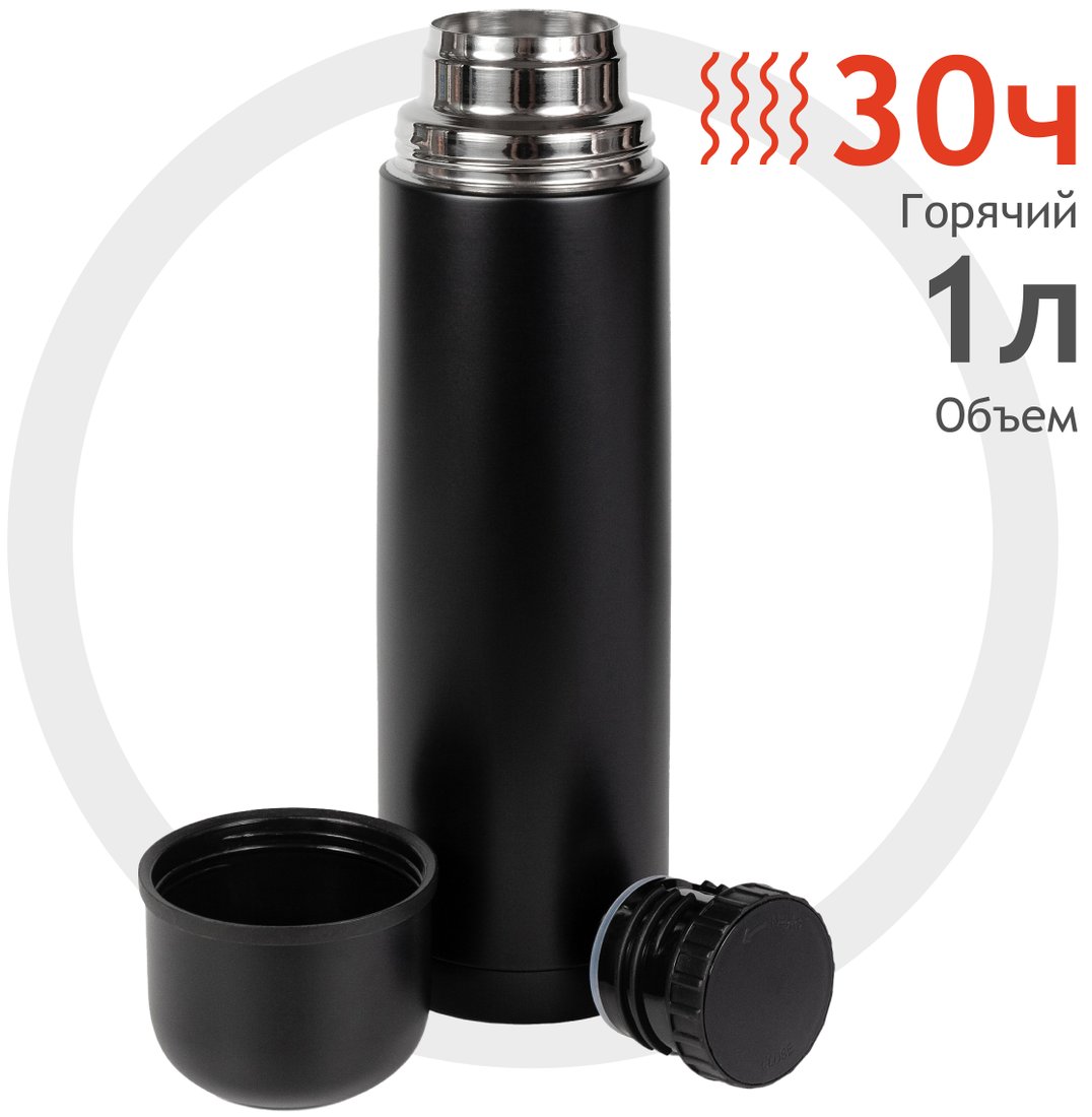

Термос Relaxika 101 1л (черный)