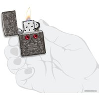 Зажигалка Zippo Armor Crystal Skull Design 49300