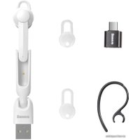 Bluetooth гарнитура Baseus A05 (белый)