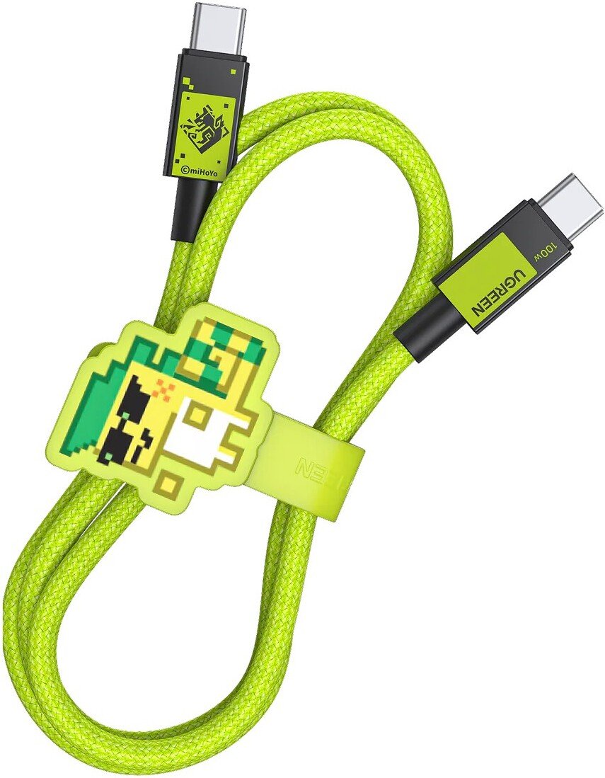 

Кабель Ugreen L512 USB Type-C - USB Type-C 45063GI (1 м, зеленый)