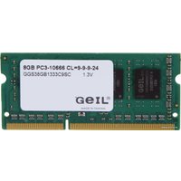 Оперативная память GeIL 8GB DDR3 SO-DIMM PC3-10600 GGS38GB1333C9SC