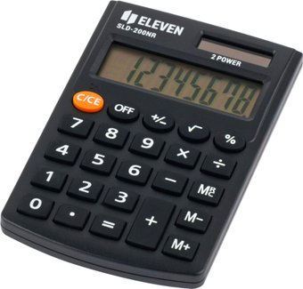 Калькулятор Eleven SLD-200NR (черный)