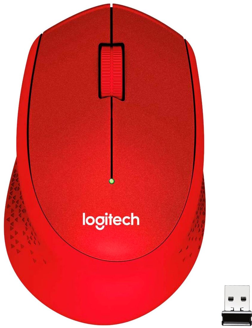 

Мышь Logitech M330 Silent Plus (красный)