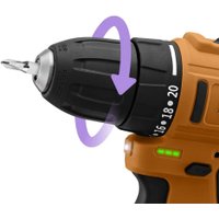 Дрель-шуруповерт Kitfort KT-6504 (с 1-им АКБ)