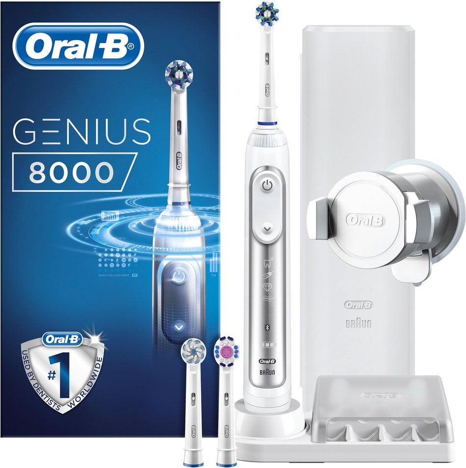 

Электрическая зубная щетка Oral-B Genius 8000 White D 701.535.5XC
