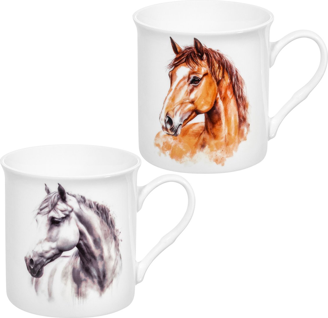 

Набор кружек Elan Gallery Пара лошадей 880235