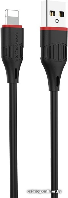 Кабель Borofone BX17 Lightning 1 м (черный)
