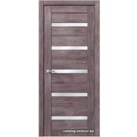 Межкомнатная дверь MDF-Techno Dominika Shale 100 70x200 (дуб шале корица, лакобель белый)