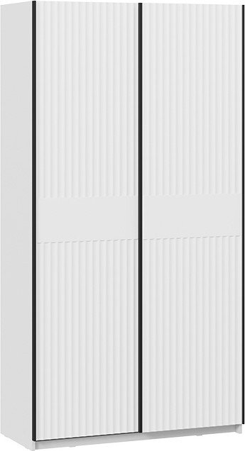 

Шкаф-купе Трия Оскар Тиффани Т2 1200 282712 (черный/белый снег/белый софт)