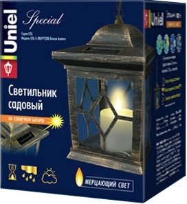 

Садовый светильник Uniel USL-S-180/PT220 Bronze lantern