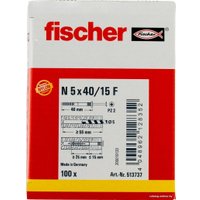 Дюбель-гвоздь Fischer N 5 x 40/15 F 513737 (100 шт)