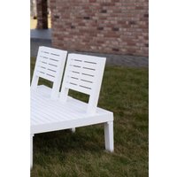 Набор садовой мебели Ipae Progarden MOL05CCB (белый)