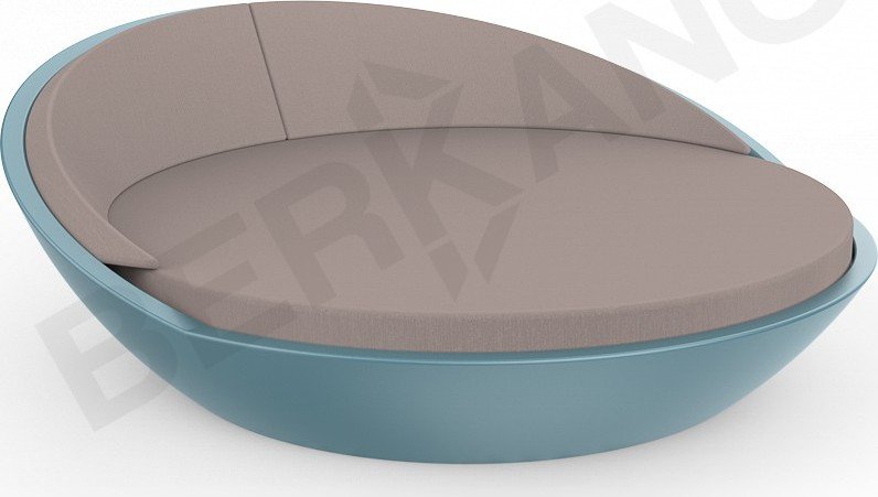 

Шезлонг Berkano Riviera (бирюзовый/кофейный)