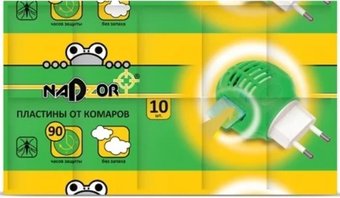 Пластина от насекомых Nadzor ITM003P Пластины от комаров без запаха 10 шт