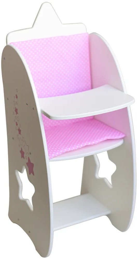 

Стульчик для кукол Leader Toys Diamond Star для кормления 73319 (белый)