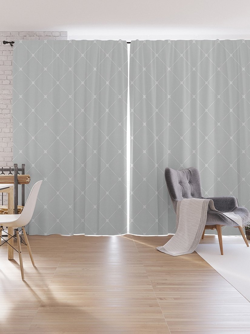 

Комплект штор JoyArty Точечные соединения Oxford DeLux 1.7x2.65 м (2 шт)