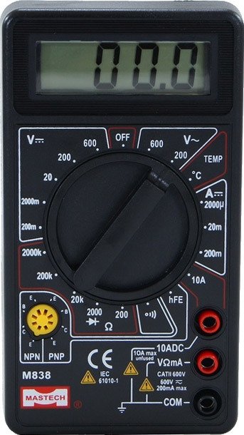 

Мультиметр Mastech M838