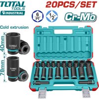 Набор головок слесарных Total THKISD12203L