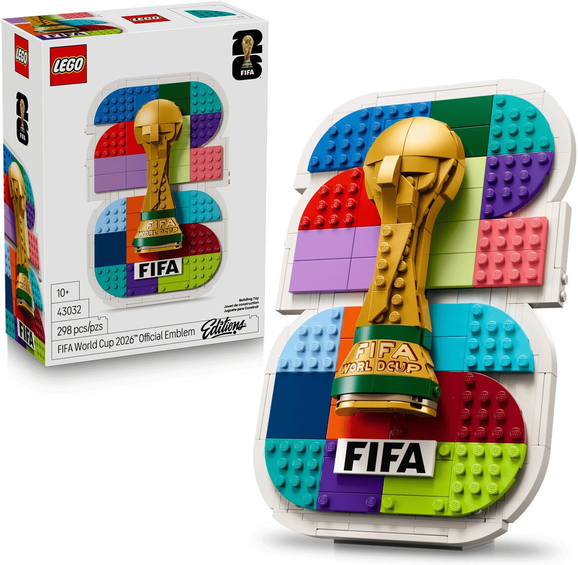 Конструктор LEGO Editions 43032 FIFA World Cup 2026 Official Emblem