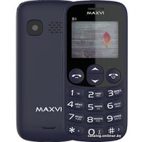 Кнопочный телефон Maxvi B1 (синий)