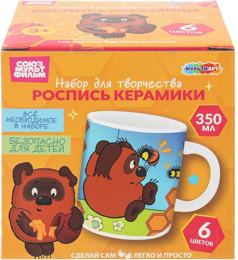 

Набор для рисования MultiArt Кружка для росписи Союзмультфильм Винни-пух MUG-129500