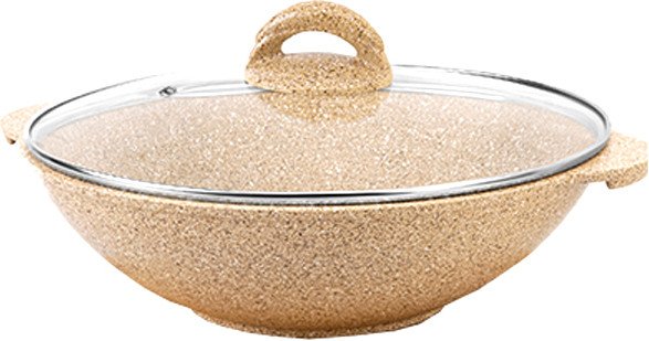 

Сковорода ВОК Elan Gallery Гармония вкуса 121122 (медовый гранит)