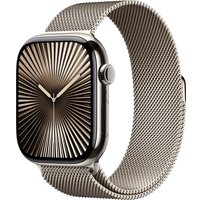 Умные часы Apple Watch Series 10 LTE 46 мм (титановый корпус, титановый/титановый, миланская петля)