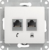 Розетка компьютерная Systeme Electric Glossa GSL000185