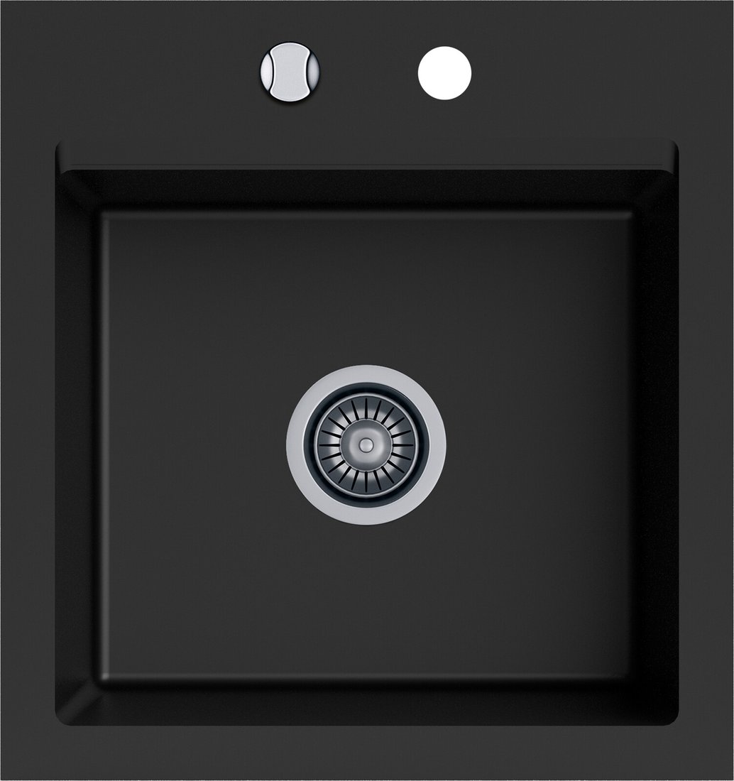 

Кухонная мойка Kernau Kgs M 45 1B Black Metallic