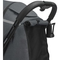 Коляска прогулочная «книга» Indigo Mega (темно-серый)