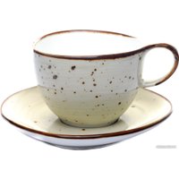 Чашка с блюдцем Elrington Хорека Графит 206-55030