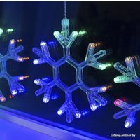 Гирлянда бахрома Luazon Снежинки 2361712