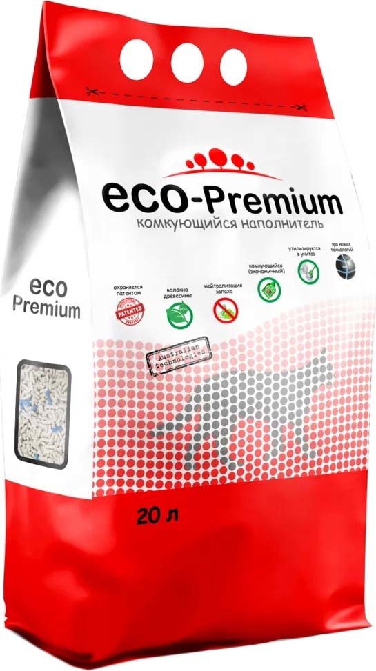 

Наполнитель для туалета Eco-Premium Green 20 л