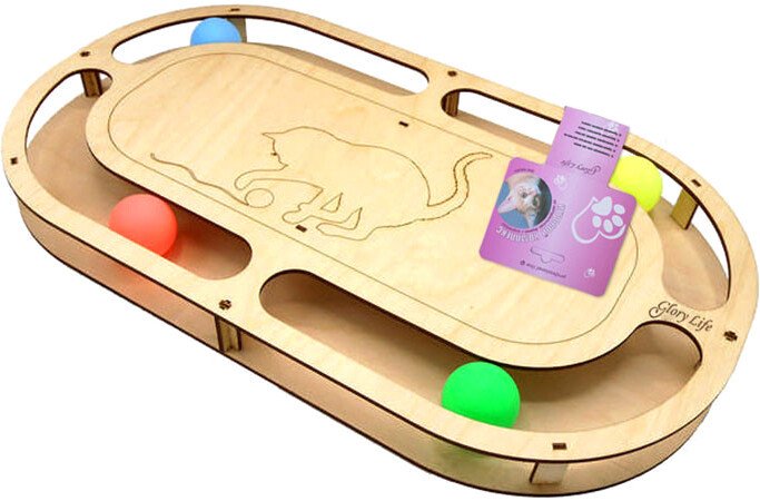 

Игрушка для кошек Glory Life Стадион с шариками 147266