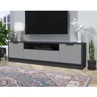 Тумба Интерлиния ТВ Концепт КТ-ТВ4-50 (серебро/антрацит)