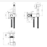 Унитаз напольный Lauter W09 S-TRAP 21900003 + гигиенический душ Rainix 21LT7713MW (вертикальный выпуск)
