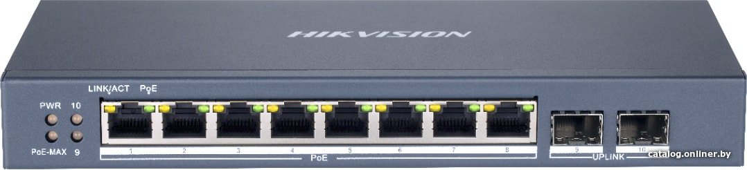 Настраиваемый коммутатор Hikvision DS-3E1510P-SI