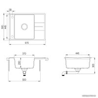 Кухонная мойка Aquasanita Bella SQB102AW (black metallic 601)
